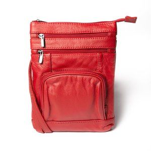 Leather bag crossbody NEW 80's inspired.